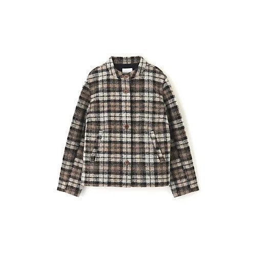 【ヒューマンウーマン/HUMAN WOMAN】のスライバーボンディングショートブルゾン 人気、トレンドファッション・服の通販 founy(ファニー) 　ファッション　Fashion　レディースファッション　WOMEN　アウター　Coat Outerwear　ブルゾン　Blouson/Jackets　おすすめ　Recommend　ウォーム　Worm　ショート　Short　シンプル　Simple　ジャージー　Jersey　スタンダード　Standard　スタンド　Stand　チェック　Check　バランス　Balance　ブルゾン　Blouson　ボトム　Bottom　ボンディング　Bonding　other-2|ID: prp329100004393944 ipo3291000000031260208