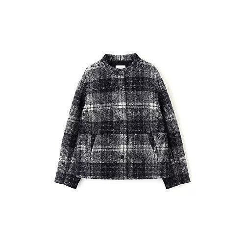 【ヒューマンウーマン/HUMAN WOMAN】のスライバーボンディングショートブルゾン 人気、トレンドファッション・服の通販 founy(ファニー) ファッション Fashion レディースファッション Fashion for Women アウター Coat / Outerwear Collection ブルゾンジャケット・スポーティアウター Blouson Jackets おすすめ Recommended / Our Picks ウォーム Warm Fabric ショート Short, Short Length シンプル Simple, Minimal スタンダード Standard, Basic スタンド Stand Collar, Upright Stand チェック Check, Plaid, Tartan バランス Balance, Style Balance ブルゾン Blouson, Bomber Jacket ボトム Bottoms, Lower Wear ボンディング Bonding, Bonded Fabric other-3|ID: prp329100004393944 ipo3291000000034921423