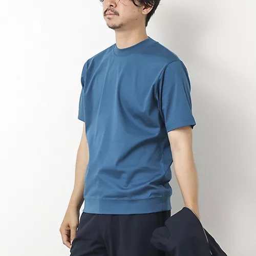 【ノーリーズ グッドマン/NOLLEY'S goodman / MEN】の《ビジカジ対応》シルケットスムースドレスTシャツ 25SS インテリア・キッズ・メンズ・レディースファッション・服の通販 founy(ファニー) 　ファッション　Fashion　メンズファッション　Fashion for Men　2025年　2025　2025春夏・S/S　Spring/Summer 2025 SS25　インナー　Innerwear　カーディガン　Cardigan, Knitwear　クール　Cool, Chic　シルケット　Silket, Silky Cotton　ジャケット　Jacket, Outerwear　バランス　Balance, Style Balance　ビジネス 仕事 通勤　Business / Work / Commuting　エレガント 上品　Elegant　夏　Summer　春　Spring　S/S・春夏　SS, Spring/Summer, Warm Season　ブルー|ID: prp329100004393984 ipo3291000000032363767
