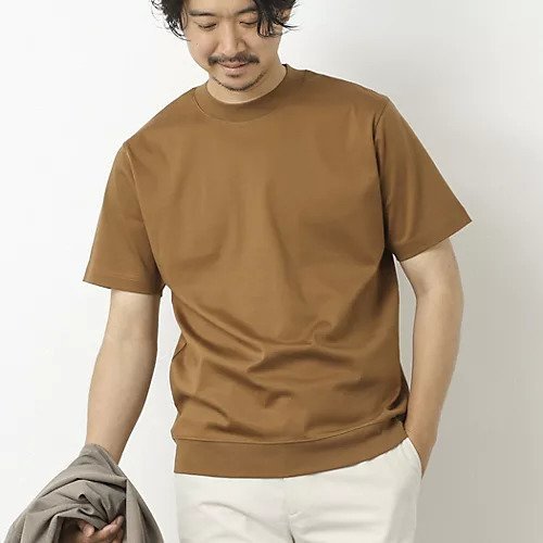 【ノーリーズ グッドマン/NOLLEY'S goodman / MEN】の《ビジカジ対応》シルケットスムースドレスTシャツ 25SS インテリア・キッズ・メンズ・レディースファッション・服の通販 founy(ファニー) 　ファッション　Fashion　メンズファッション　Fashion for Men　2025年　2025　2025春夏・S/S　Spring/Summer 2025 SS25　インナー　Innerwear　カーディガン　Cardigan, Knitwear　クール　Cool, Chic　シルケット　Silket, Silky Cotton　ジャケット　Jacket, Outerwear　バランス　Balance, Style Balance　ビジネス 仕事 通勤　Business / Work / Commuting　エレガント 上品　Elegant　夏　Summer　春　Spring　S/S・春夏　SS, Spring/Summer, Warm Season　キャメル|ID: prp329100004393984 ipo3291000000032363768