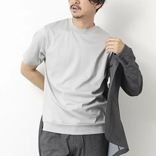 【ノーリーズ グッドマン/NOLLEY'S goodman / MEN】の《ビジカジ対応》シルケットスムースドレスTシャツ 25SS インテリア・キッズ・メンズ・レディースファッション・服の通販 founy(ファニー) 　ファッション　Fashion　メンズファッション　Fashion for Men　2025年　2025　2025春夏・S/S　Spring/Summer 2025 SS25　インナー　Innerwear　カーディガン　Cardigan, Knitwear　クール　Cool, Chic　シルケット　Silket, Silky Cotton　ジャケット　Jacket, Outerwear　バランス　Balance, Style Balance　ビジネス 仕事 通勤　Business / Work / Commuting　エレガント 上品　Elegant　夏　Summer　春　Spring　S/S・春夏　SS, Spring/Summer, Warm Season　ライトグレー|ID: prp329100004393984 ipo3291000000032363769