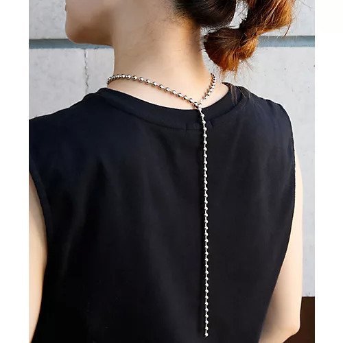 【コレカラ/collecala】のボールチェーンロングネックレス インテリア・キッズ・メンズ・レディースファッション・服の通販 founy(ファニー) 　ファッション　Fashion　レディースファッション　WOMEN　ジュエリー　Jewelry　ネックレス　Necklaces　チェーン　Chain　ネックレス　Necklace　ロング　Long　シルバー|ID: prp329100004395174 ipo3291000000030731897