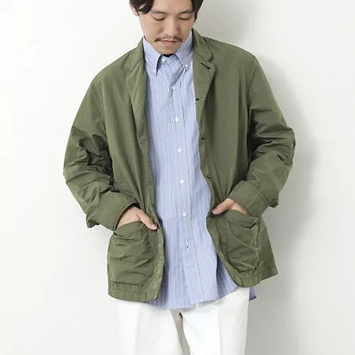 【ノーリーズ グッドマン/NOLLEY'S goodman / MEN】の【D.C.WHITE/ディーシーホワイト】別注 Tailored Coverall 人気、トレンドファッション・服の通販 founy(ファニー) 　ファッション　Fashion　メンズファッション　MEN　コレクション　Collection　シェイプ　Shape　ジャケット　Jacket　スタンド　Stand　テーラード　Tailored　フロント　Front　別注　Special Order　other-3|ID: prp329100004398125 ipo3291000000031719733