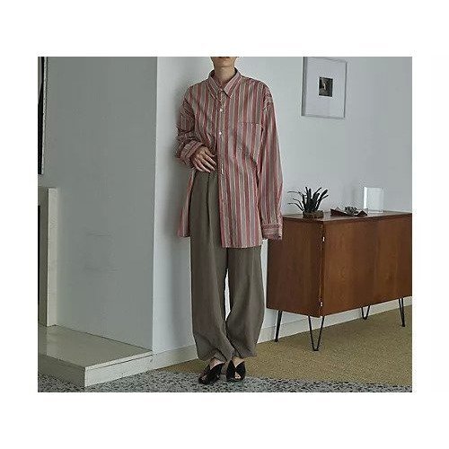 【マージュール/marjour】のUNISEX WIDE STRIPE SHIRTS 人気、トレンドファッション・服の通販 founy(ファニー) 　ファッション　Fashion　レディースファッション　Fashion for Women　トップス・カットソー　Cut & Sew Tops　シャツ・ブラウス・オフィスカジュアル　Elegant Blouses & Button-Ups　ユニセックス　Unisex, Genderless　おすすめ　Recommended / Our Picks　ストライプ　Stripe, Striped Pattern　ストレッチ　Stretch, Stretchy Fabric　メンズ　Men's, Menswear　ワイド　Wide, Wide Fit　夏　Summer　other-2|ID: prp329100004403648 ipo3291000000031263015