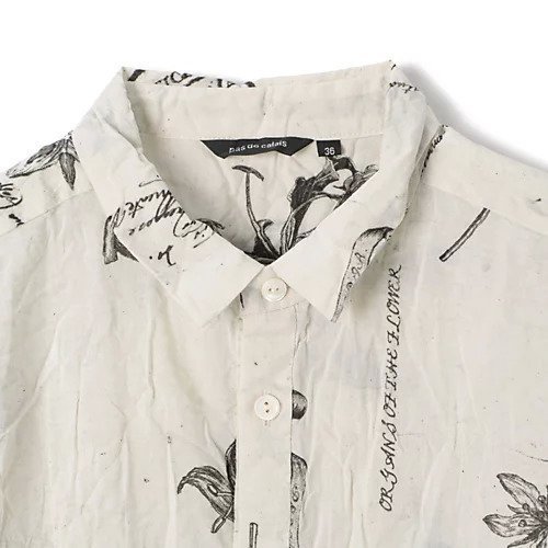 【パドカレ/pas de calais】の25SSプリントグロウスプリントBL 人気、トレンドファッション・服の通販 founy(ファニー) 　ファッション　Fashion　レディースファッション　Fashion for Women　2025年　2025　2025春夏・S/S　Spring/Summer 2025 SS25　プリント　Print, Printed Pattern　モチーフ　Motif, Design Theme　洗える　Machine Washable　other-3|ID: prp329100004406239 ipo3291000000031262906