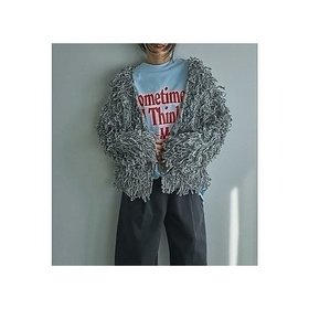 【マージュール/marjour】のMIX LOOP KNIT CARDIGAN 人気、トレンドファッション・服の通販 founy(ファニー) ファッション Fashion レディースファッション WOMEN トップス・カットソー Tops/Tshirt ニット Knit Tops カーディガン Cardigans カーディガン Cardigan ストレッチ Stretch プリント Print プレーン Plane ボトム Bottom ミックス Mix ループ Loop |ID:prp329100004406249