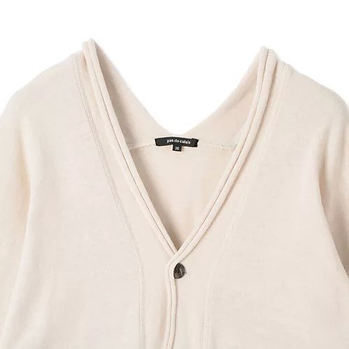 【パドカレ/pas de calais】の25SSムラ糸天竺CD 人気、トレンドファッション・服の通販 founy(ファニー) 　ファッション　Fashion　レディースファッション　WOMEN　トップス・カットソー　Tops/Tshirt　2025年　2025　2025春夏・S/S　Ss,Spring/Summer,2025　おすすめ　Recommend　アンサンブル　Ensemble　カットオフ　Cut Off　カーディガン　Cardigan　スリット　Slit　トレンド　Trend　ポケット　Pocket　リラックス　Relax　切替　Switching　洗える　Washable　other-3|ID: prp329100004406250 ipo3291000000031262936