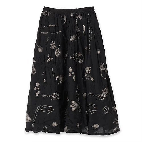 【パドカレ/pas de calais】の25SSプラントグロウスプリントSK インテリア・キッズ・メンズ・レディースファッション・服の通販 founy(ファニー) https://founy.com/ ファッション Fashion レディースファッション Fashion for Women スカート Skirts 2025年 2025 2025春夏・S/S Spring/Summer 2025 SS25 フレア Flare, Flared プリント Print, Printed Pattern モダン Modern, Contemporary モチーフ Motif, Design Theme 洗える Machine Washable |ID: prp329100004406255 ipo3291000000030777983