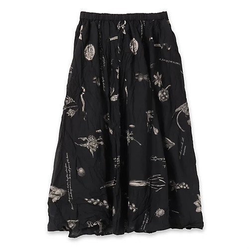 【パドカレ/pas de calais】の25SSプラントグロウスプリントSK 人気、トレンドファッション・服の通販 founy(ファニー) 　ファッション　Fashion　レディースファッション　Fashion for Women　スカート　Skirts　2025年　2025　2025春夏・S/S　Spring/Summer 2025 SS25　フレア　Flare, Flared　プリント　Print, Printed Pattern　モダン　Modern, Contemporary　モチーフ　Motif, Design Theme　洗える　Machine Washable　other-2|ID: prp329100004406255 ipo3291000000031262945