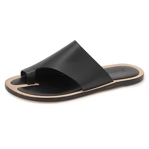 【ジェーヴィエーエム/JVAM】のNOAH/トングサンダル インテリア・キッズ・メンズ・レディースファッション・服の通販 founy(ファニー) 　ファッション　Fashion　レディースファッション　Fashion for Women　インソール　Shoe Insole　クッション　Cushion, Throw Pillow　サンダル　Sandals, Summer Shoes　フラット　Flat, Flat Shoes　モダン　Modern, Contemporary　ブラック|ID: prp329100004406264 ipo3291000000034942410