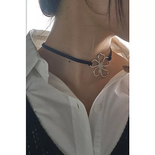 【マージュール/marjour】のFLOWER CHOKER インテリア・キッズ・メンズ・レディースファッション・服の通販 founy(ファニー) https://founy.com/ ファッション Fashion レディースファッション Fashion for Women フラワー Flower, Floral モチーフ Motif, Design Theme |ID: prp329100004406268 ipo3291000000030778063