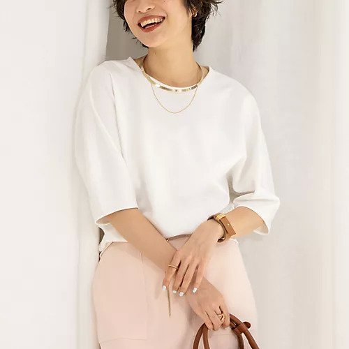 【ノーリーズソフィー/NOLLEY'S sophi】のダンボールコクーンスリーブプルオーバーカットソー インテリア・キッズ・メンズ・レディースファッション・服の通販 founy(ファニー) 　ファッション　Fashion　レディースファッション　WOMEN　トップス・カットソー　Tops/Tshirt　プルオーバー　Pullover　カットソー　Cut and Sewn　2025年　2025　2025春夏・S/S　Ss,Spring/Summer,2025　シンプル　Simple　ストレッチ　Stretch　軽量　Lightweight　ホワイト|ID: prp329100004408660 ipo3291000000031711504