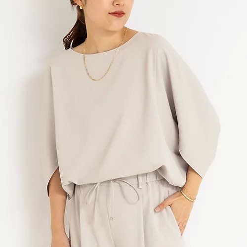 【ノーリーズ/NOLLEY'S】の《セットアップ対応》ツイルコクーンブラウス インテリア・キッズ・メンズ・レディースファッション・服の通販 founy(ファニー) 　ファッション　Fashion　レディースファッション　Fashion for Women　トップス・カットソー　Cut & Sew Tops　シャツ・ブラウス・オフィスカジュアル　Elegant Blouses & Button-Ups　2025年　2025　2025春夏・S/S　Spring/Summer 2025 SS25　ジャケット　Jacket, Outerwear　セットアップ　Set-Up, Coordinated Outfit　フレンチ　French, French Style　ワイド　Wide, Wide Fit　夏　Summer　春　Spring　S/S・春夏　SS, Spring/Summer, Warm Season　ビジネス 仕事 通勤　Business / Work / Commuting　グレーベージュ|ID: prp329100004408673 ipo3291000000032258052