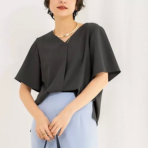 【ノーリーズソフィー/NOLLEY'S sophi】の《セットアップ対応》ツイルVタックブラウス インテリア・キッズ・メンズ・レディースファッション・服の通販 founy(ファニー) https://founy.com/ ファッション Fashion レディースファッション WOMEN トップス・カットソー Tops/Tshirt シャツ/ブラウス Shirts/Blouses 2025年 2025 2025春夏・S/S Ss,Spring/Summer,2025 おすすめ Recommend シンプル Simple セットアップ Set Up ツイル Twill ボトム Bottom ワイド Wide 夏 Summer 春 Spring S/S・春夏 Ss・Spring/Summer |ID: prp329100004408675 ipo3291000000031712292