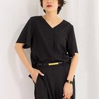 【ノーリーズソフィー/NOLLEY'S sophi】の《セットアップ対応》ツイルVタックブラウス 人気、トレンドファッション・服の通販 founy(ファニー) ファッション Fashion レディースファッション Ladies' Fashion Online トップス・カットソー Tops/Tshirt シャツ/ブラウス Shirts/Blouses 2025年 2025 2025春夏・S/S Ss,Spring/Summer,2025 おすすめ Recommend シンプル Simple セットアップ Set Up ツイル Twill ボトム Bottom ワイド Wide 夏 Summer 春 Spring S/S・春夏 Ss・Spring/Summer thumbnail ブラック|ID: prp329100004408675 ipo3291000000032630927