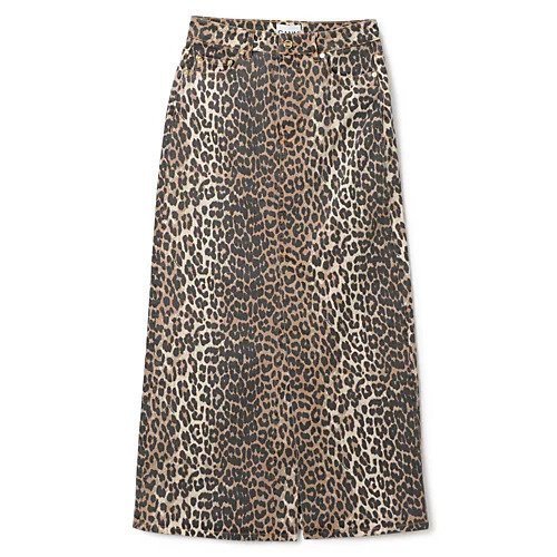 【ガニー/GANNI】のPrint Denim Maxi Slit Skirt インテリア・キッズ・メンズ・レディースファッション・服の通販 founy(ファニー) https://founy.com/ ファッション Fashion レディースファッション Fashion for Women スカート Skirts 2024年 2024 2024-2025秋冬・A/W Autumn/Winter 2024–25 AW24–25 スリット Slit, Slit Detail チェック Check, Plaid, Tartan デニム Denim, Jeans Material パッチ Patch, Appliqué レオパード Leopard, Animal Print 洗える Machine Washable |ID: prp329100004408694 ipo3291000000032525097