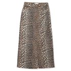 【ガニー/GANNI】のPrint Denim Maxi Slit Skirt Leopard|ID: prp329100004408694 ipo3291000000032525100