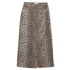 【ガニー/GANNI】のPrint Denim Maxi Slit Skirt 人気、トレンドファッション・服の通販 founy(ファニー) ファッション Fashion レディースファッション Fashion for Women スカート Skirts 2024年 2024 2024-2025秋冬・A/W Autumn/Winter 2024–25 AW24–25 スリット Slit, Slit Detail チェック Check, Plaid, Tartan デニム Denim, Jeans Material パッチ Patch, Appliqué レオパード Leopard, Animal Print 洗える Machine Washable |ID:prp329100004408694