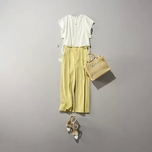 【イーバイエクラ/E by eclat】のサイドベルトつきタックワイドパンツ 人気、トレンドファッション・服の通販 founy(ファニー) ファッション Fashion レディースファッション Fashion for Women パンツ Pants & Trousers ベルト&ウエストマーク Belts & Waist Accessories センター Center, Center Line フィット Fit, Slim Fit フロント Front, Front Design ワイド Wide, Wide Fit other-2|ID: prp329100004408701 ipo3291000000034618123