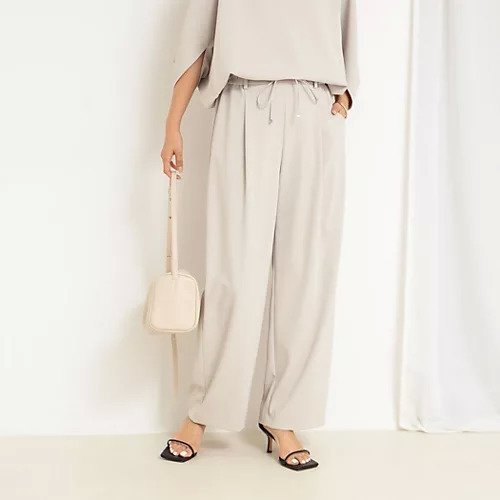 【ノーリーズ/NOLLEY'S】の《セットアップ対応》ウォッシャブルツイルイージーパンツ インテリア・キッズ・メンズ・レディースファッション・服の通販 founy(ファニー) 　ファッション　Fashion　レディースファッション　Fashion for Women　セットアップ　Matching Sets　レディースパンツ・ボトムス　Pants & Trousers / Bottoms　春　Spring　ジャケット　Jacket, Outerwear　ストレッチ　Stretch, Stretchy Fabric　セットアップ　Set-Up, Coordinated Outfit　人気　Popular, Best Seller　フレンチ　French, French Style　半袖　Short Sleeve, Half Sleeve　ループ　Loop, Loop Knit　S/S・春夏　SS, Spring/Summer, Warm Season　夏　Summer　ビジネス 仕事 通勤　Business / Work / Commuting　2025年　2025　2025春夏・S/S　Spring/Summer 2025 SS25　グレーベージュ|ID: prp329100004408705 ipo3291000000032272942