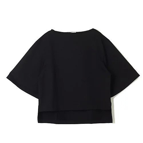 【マッキントッシュ/MACKINTOSH】のボートネックカットソー インテリア・キッズ・メンズ・レディースファッション・服の通販 founy(ファニー) 　ファッション　Fashion　レディースファッション　WOMEN　トップス・カットソー　Tops/Tshirt　カットソー　Cut and Sewn　カットソー　Cut And Sew　スリット　Slit　スリーブ　Sleeve　フォルム　Form　ワイド　Wide　夏　Summer　春　Spring　S/S・春夏　Ss・Spring/Summer　洗える　Washable　ブラック|ID: prp329100004411065 ipo3291000000030803026