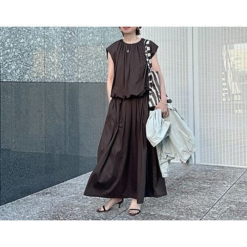 【エムセブンデイズ/M7days】の【徳原文子さんコラボ】ギャザーフレンチスリーブトップス 人気、トレンドファッション・服の通販 founy(ファニー) 　ファッション　Fashion　レディースファッション　Ladies' Fashion Online　トップス・カットソー　Tops/Tshirt　インナー　Inner　洗える　Washable　キャミソール　Camisole　コラボ　Collaboration　セットアップ　Set Up　フォルム　Form　other-2|ID: prp329100004411077 ipo3291000000032245978
