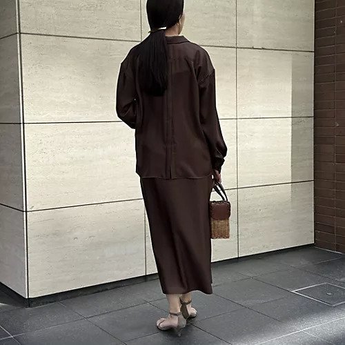 【ミースロエ/MIESROHE】の【Marisol別注】バックスリットシャツ 人気、トレンドファッション・服の通販 founy(ファニー) 　ファッション　Fashion　レディースファッション　Ladies' Fashion Online　トップス・カットソー　Tops/Tshirt　シャツ/ブラウス　Shirts/Blouses　バッグ　Bag　洗える　Washable　シンプル　Simple　スタイリッシュ　Stylish　とろみ　Thickness　フォーマル　Formal　別注　Special Order　ビジネス 仕事 通勤　Business　other-3|ID: prp329100004411080 ipo3291000000032245983