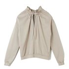【イーバイエクラ/E by eclat】の顔映えフリル襟トップス 人気、トレンドファッション・服の通販 founy(ファニー) ファッション Fashion レディースファッション Fashion for Women トップス・カットソー Cut & Sew Tops ストレッチ Stretch, Stretchy Fabric フリル Frill, Ruffle リボン Ribbon, Bow 洗える Machine Washable thumbnail ライトベージュ|ID: prp329100004411085 ipo3291000000035752043