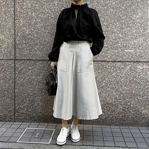 【イーバイエクラ/E by eclat】の顔映えフリル襟トップス 人気、トレンドファッション・服の通販 founy(ファニー) 　ファッション　Fashion　レディースファッション　Fashion for Women　トップス・カットソー　Cut & Sew Tops　ストレッチ　Stretch, Stretchy Fabric　フリル　Frill, Ruffle　リボン　Ribbon, Bow　洗える　Machine Washable　other-2|ID: prp329100004411085 ipo3291000000035752045