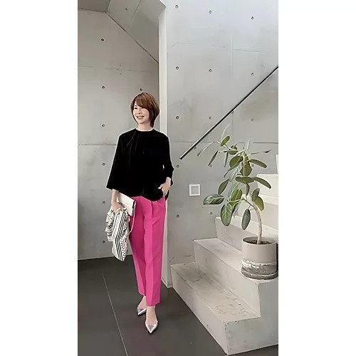 【イーバイエクラ/E by eclat】の【とろみ】揺れ感ドレープブラウス 人気、トレンドファッション・服の通販 founy(ファニー) 　ファッション　Fashion　レディースファッション　Ladies' Fashion Online　トップス・カットソー　Tops/Tshirt　シャツ/ブラウス　Shirts/Blouses　とろみ　Thickness　エレガント 上品　Elegant　ギャザー　Gather　セットアップ　Set Up　デニム　Denim　ドレープ　Drape　パーティ　Party　洗える　Washable　other-3|ID: prp329100004411087 ipo3291000000032453200