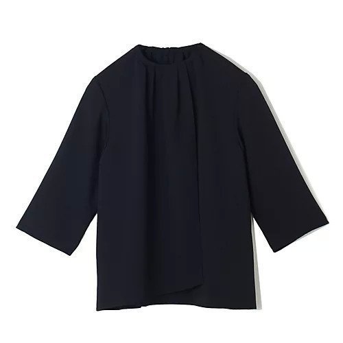 【イーバイエクラ/E by eclat】の【とろみ】揺れ感ドレープブラウス 人気、トレンドファッション・服の通販 founy(ファニー) 　ファッション　Fashion　レディースファッション　Fashion for Women　トップス・カットソー　Cut & Sew Tops　シャツ・ブラウス・オフィスカジュアル　Elegant Blouses & Button-Ups　とろみ　Fluid, Flowy Fabric　コンパクト　Compact, Small Size　ドレープ　Drape, Draping Fabric　フロント　Front, Front Design　リュクス　Luxury, Elegant, High-End, Chic　夏　Summer　洗える　Machine Washable　 other-1|ID: prp329100004411087 ipo3291000000035821913