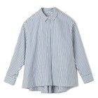 【エクラ/eclat】の【別注】バックフレアシャツ ネイビーストライプ|ID:prp329100004411090