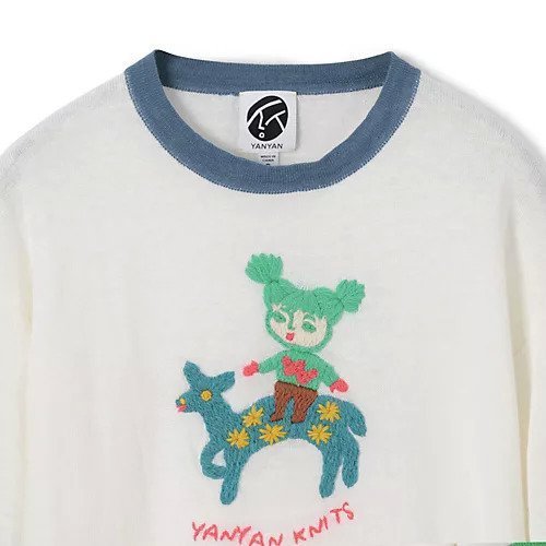 【ヤンヤン/YANYAN】のCAMPUS LINEN OS TEE (SOLID) 人気、トレンドファッション・服の通販 founy(ファニー) 　ファッション　Fashion　レディースファッション　Ladies' Fashion Online　2025年　2025　2025春夏・S/S　Ss,Spring/Summer,2025　キャラクター　Character　トレンド　Trend　パステル　Pastel　今季　This Season　other-3|ID: prp329100004411098 ipo3291000000031262441