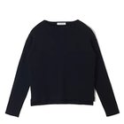 【イーバイエクラ/E by eclat】の極上のシルク混ボートネックニット ブラック|ID: prp329100004411100 ipo3291000000035414305