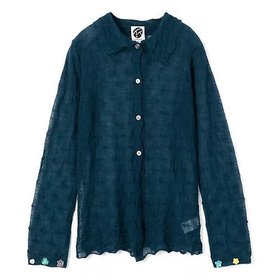【ヤンヤン/YANYAN】のBORLOR LS SHIRT 人気、トレンドファッション・服の通販 founy(ファニー) ファッション Fashion レディースファッション Ladies' Fashion Online トップス・カットソー Tops/Tshirt シャツ/ブラウス Shirts/Blouses 2025年 2025 2025春夏・S/S Ss,Spring/Summer,2025 カーディガン Cardigan フラワー Flower モチーフ Motif 人気 Popularity |ID:prp329100004411106
