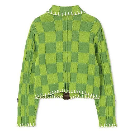 【ヤンヤン/YANYAN】のEMBELLISHED CHECK SHRUNKEN WORK JACKET 人気、トレンドファッション・服の通販 founy(ファニー) 　ファッション　Fashion　レディースファッション　Ladies' Fashion Online　アウター　Coat Outerwear　ジャケット　Jackets　2025年　2025　2025春夏・S/S　Ss,Spring/Summer,2025　ジャケット　Jacket　ビジュー　Bijou　フラワー　Flower　モチーフ　Motif　other-2|ID: prp329100004411108 ipo3291000000032524836