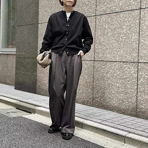 【イーバイエクラ/E by eclat】のフレンチスナップカーディガン 人気、トレンドファッション・服の通販 founy(ファニー) 　ファッション　Fashion　レディースファッション　WOMEN　トップス・カットソー　Tops/Tshirt　カーディガン　Cardigans　カーディガン　Cardigan　コンパクト　Compact　ショルダー　Shoulder　ストレッチ　Stretch　ドロップ　Drop　フレンチ　French　ポケット　Pocket　洗える　Washable　other-3|ID: prp329100004411113 ipo3291000000032208216
