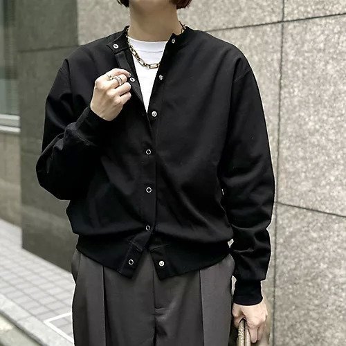 【イーバイエクラ/E by eclat】のフレンチスナップカーディガン 人気、トレンドファッション・服の通販 founy(ファニー) ファッション Fashion レディースファッション Fashion for Women トップス・カットソー Cut & Sew Tops カーディガン・羽織り Layered Style Cardigans カーディガン Cardigan, Knitwear コンパクト Compact, Small Size ショルダー Shoulder, Shoulder Strap ストレッチ Stretch, Stretchy Fabric ドロップ Drop Shoulder, Dropped Style フレンチ French, French Style ポケット Pocket, Pocket Detail 洗える Machine Washable other-3|ID: prp329100004411113 ipo3291000000034144844