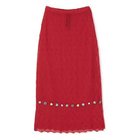【ヤンヤン/YANYAN】のBORLOR MIDI SKIRT W/ WOVEN LINER RED|ID: prp329100004411117 ipo3291000000030803167