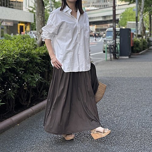 【エムセブンデイズ/M7days】の【コラボ】タックギャザースカート 人気、トレンドファッション・服の通販 founy(ファニー)  ファッション Fashion レディースファッション Fashion for Women スカート Skirts ギャザー Gathered, Ruffled コラボ Collaboration, Collab セットアップ Set-Up, Coordinated Outfit 洗える Machine Washable other-3|ID: prp329100004411119 ipo3291000000034324290