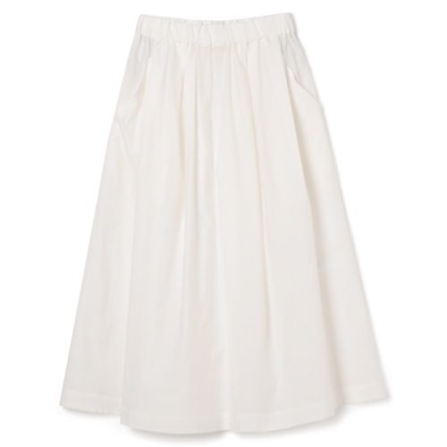 【ニコルソンアンド ニコルソン/nicholson&nicholson】のコットンシルクスカート インテリア・キッズ・メンズ・レディースファッション・服の通販 founy(ファニー) ファッション Fashion レディースファッション Fashion for Women スカート Skirts イエロー Yellow シルク Silk, 100% Silk シンプル Simple, Minimal ポケット Pocket, Pocket Detail 春 Spring 洗える Machine Washable ホワイト|ID: prp329100004411122 ipo3291000000034617886