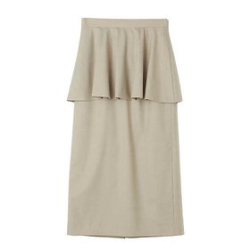 【エクラ/eclat】 【三尋木奈保さん別注】ペプラムスカート人気、トレンドファッション・服の通販 founy(ファニー) ファッション Fashion レディースファッション Fashion for Women スカート Skirts なめらか Smooth, Silky Texture ドレープ Drape, Draping Fabric ペプラム Peplum, Flared Hem ボトム Bottoms, Lower Wear 別注 Limited Edition, Custom Order 春 Spring |ID:prp329100004411123