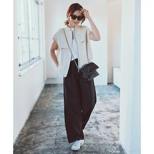 【エムセブンデイズ/M7days】の【徳原文子さんコラボ】涼感タックパンツ 人気、トレンドファッション・服の通販 founy(ファニー) 　ファッション　Fashion　レディースファッション　WOMEN　パンツ　Pants　コラボ　Collaboration　ジャージー　Jersey　ストレッチ　Stretch　スーツ　Suit　ビジネス 仕事 通勤　Business　夏　Summer　洗える　Washable　other-3|ID: prp329100004411126 ipo3291000000031262517