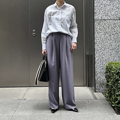 【エムセブンデイズ/M7days】の【徳原文子さんコラボ】涼感タックパンツ 人気、トレンドファッション・服の通販 founy(ファニー) 　ファッション　Fashion　レディースファッション　Fashion for Women　パンツ　Pants & Trousers　なめらか　Smooth, Silky Texture　コラボ　Collaboration, Collab　ストレッチ　Stretch, Stretchy Fabric　スーツ　Suit, Formalwear　ビジネス 仕事 通勤　Business / Work / Commuting　夏　Summer　洗える　Machine Washable　other-2|ID: prp329100004411126 ipo3291000000032245998