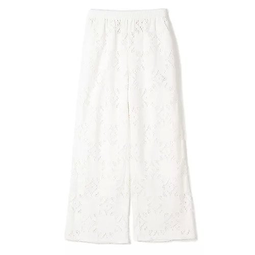 【スアデオ/suadeo】のコットンレースギャザーパンツ インテリア・キッズ・メンズ・レディースファッション・服の通販 founy(ファニー) ファッション Fashion レディースファッション Fashion for Women パンツ Pants & Trousers 春 Spring ギャザー Gathered, Ruffled ジャケット Jacket, Outerwear セットアップ Set-Up, Coordinated Outfit 透かし Cut-Out, Lacework パッチワーク Patchwork, Mixed Fabric フェミニン Feminine, Girly モチーフ Motif, Design Theme レース Lace, Lace Fabric ロマンティック Romantic, Feminine Style ワイド Wide, Wide Fit ワーク Workwear, Utility Style S/S・春夏 SS, Spring/Summer, Warm Season おすすめ Recommended / Our Picks 夏 Summer ホワイト|ID: prp329100004411130 ipo3291000000034956453