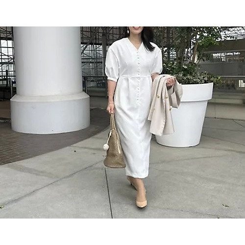 【エムセブンデイズ/M7days】のすっきり見えコクーンワンピース 人気、トレンドファッション・服の通販 founy(ファニー) 　ファッション　Fashion　レディースファッション　WOMEN　ワンピース　Dress　コクーン　Cocoon　スリーブ　Sleeve　ドッキング　Docking　洗える　Washable　other-3|ID: prp329100004411135 ipo3291000000032220682