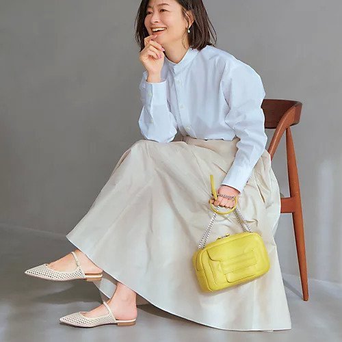 【エクラ/eclat】の【三尋木奈保さん別注】パンチングレザーミュール 人気、トレンドファッション・服の通販 founy(ファニー) 　ファッション　Fashion　レディースファッション　Ladies' Fashion Online　エレガント 上品　Elegant　フラット　Flat　ラップ　Wrap　人気　Popularity　別注　Special Order　other-2|ID: prp329100004411170 ipo3291000000032619255