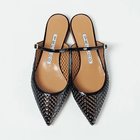 【エクラ/eclat】の【三尋木奈保さん別注】パンチングレザーミュール エナメルブラック|ID: prp329100004411170 ipo3291000000034758483