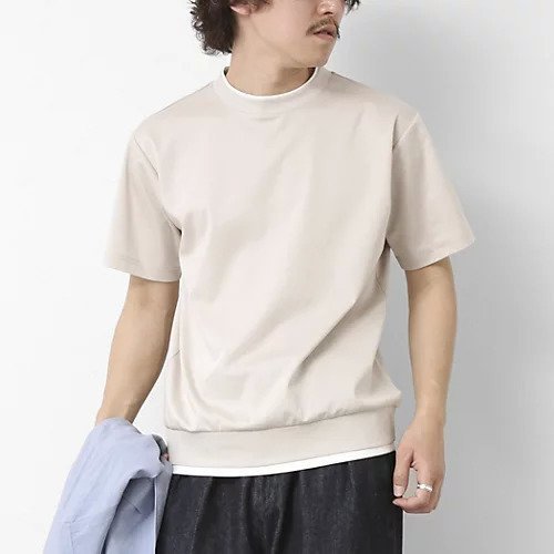 【ノーリーズ グッドマン/NOLLEY'S goodman / MEN】の《接触冷感》スーピマコットン ダブルカラーTee 25SS 人気、トレンドファッション・服の通販 founy(ファニー) 　ファッション　Fashion　メンズファッション　MEN　2025年　2025　2025春夏・S/S　Ss,Spring/Summer,2025　インナー　Inner　クール　Cool　シルケット　Mercerization　ジャケット　Jacket　ダブル　Double　ブルゾン　Blouson　リラックス　Relax　 other-1|ID: prp329100004411191 ipo3291000000031718810