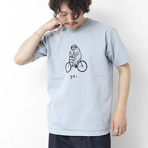 【ノーリーズ グッドマン/NOLLEY'S goodman / MEN】の【STONEWOLD】yei プリントTシャツ 25SS インテリア・キッズ・メンズ・レディースファッション・服の通販 founy(ファニー) 　ファッション　Fashion　メンズファッション　MEN　2025年　2025　2025春夏・S/S　Ss,Spring/Summer,2025　おすすめ　Recommend　イラスト　Illustration　ギフト プレゼント　Gift Present　サンダル　Sandals　ショーツ　Shorts　フィット　Fit　プリント　Print　ベーシック　Basic　レギュラー　Regular　ヴィンテージ　Vintage　冬　Winter　夏　Summer　グレイッシュブルー|ID: prp329100004411194 ipo3291000000031718842